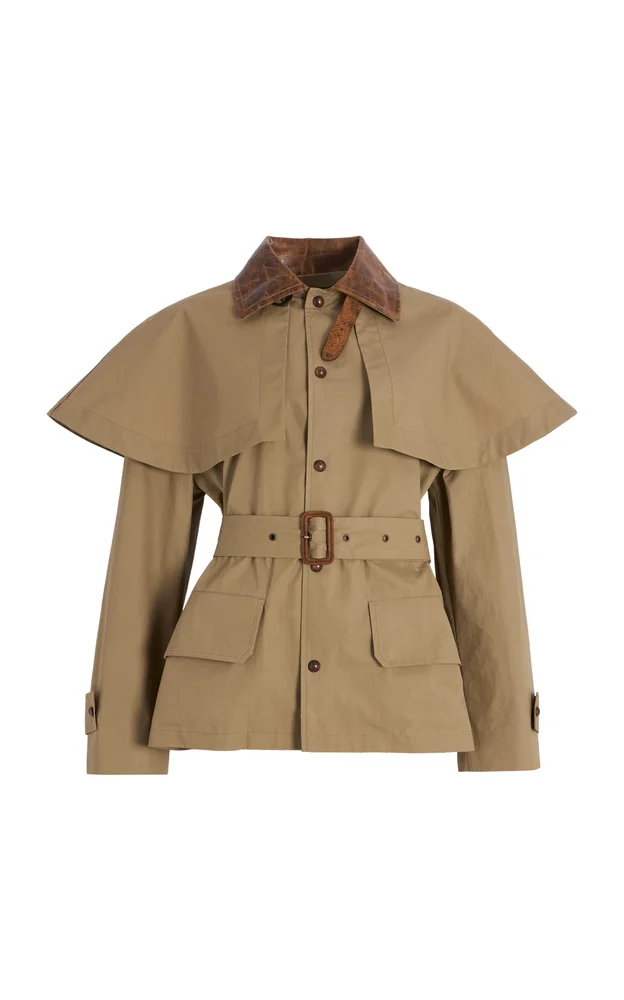 Lennard Tech-Cotton Short Coat
