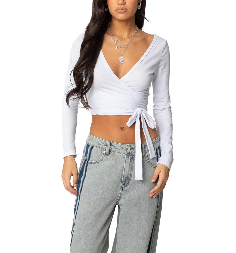 Aila Wrap Top