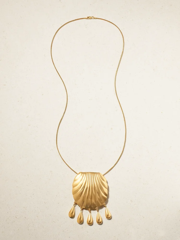 Petra gold-plated necklace