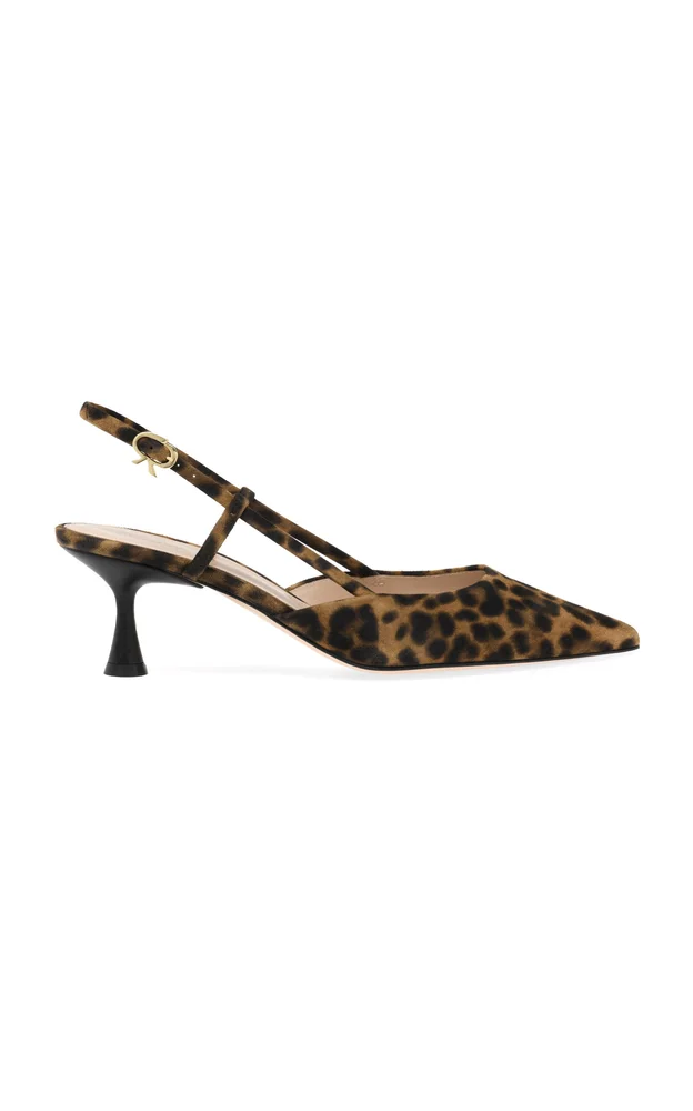 Ascent Leather Slingback Pumps