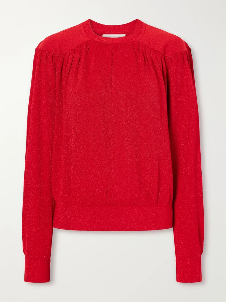 Enza gathered sweater
