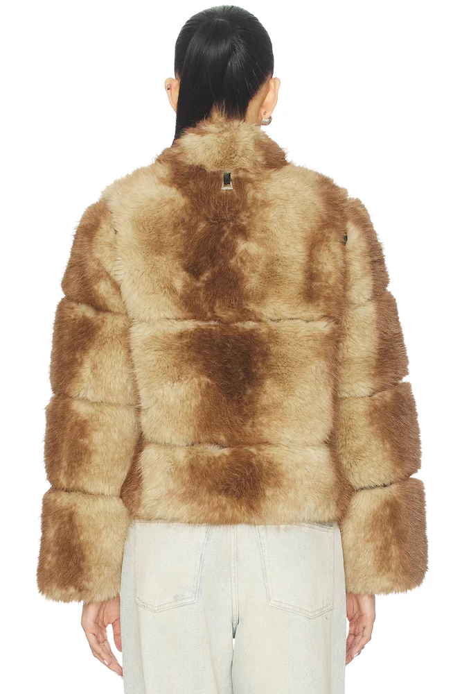 Apparis Sai Mink Coat in Blonde Mink