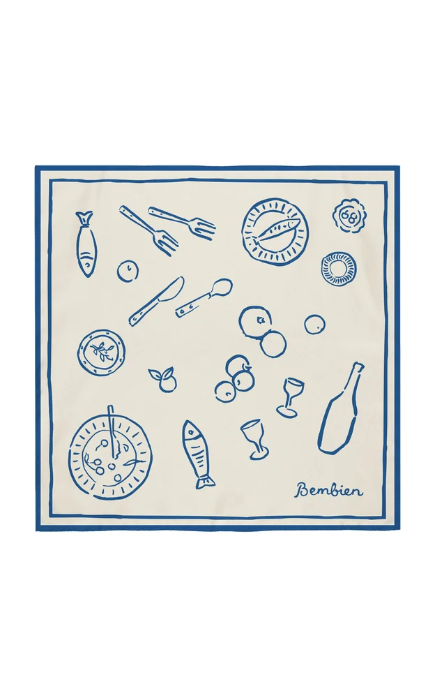 Tableau Silk Scarf