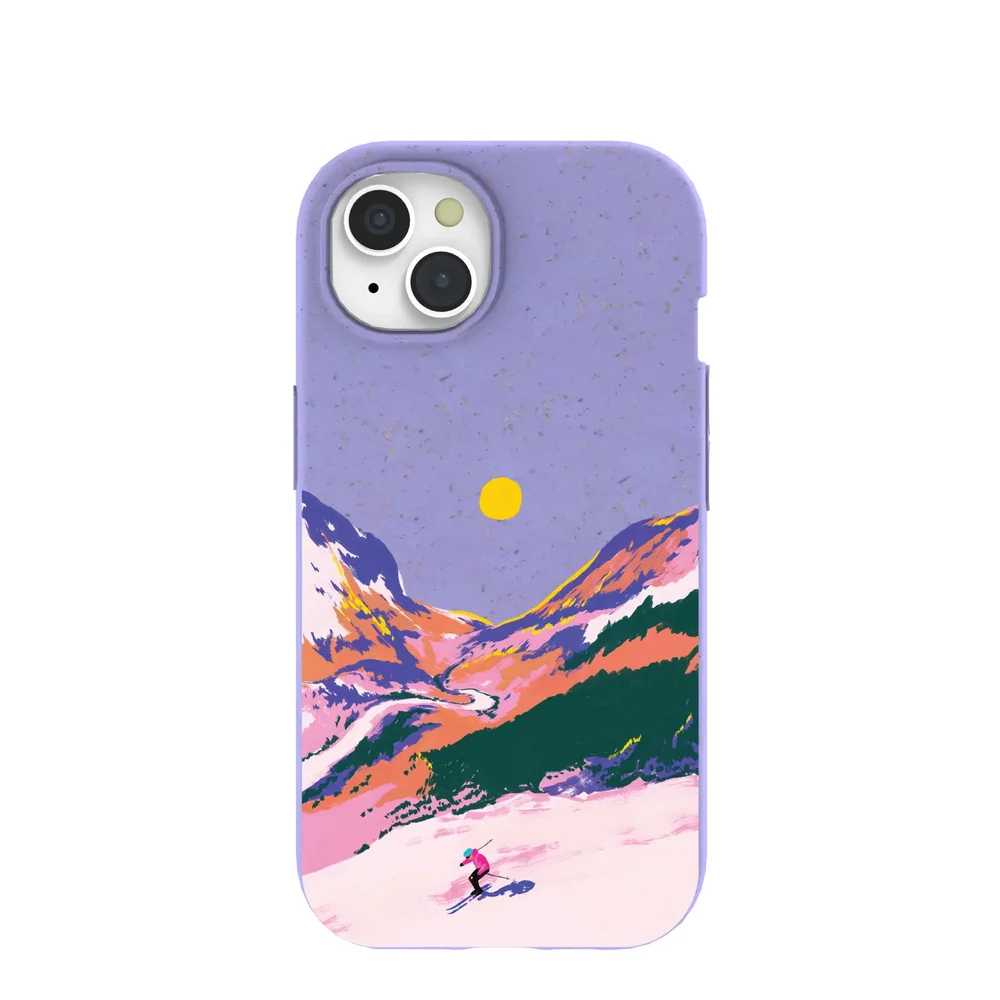 Lavender Alpine Sunset iPhone 15 Case
