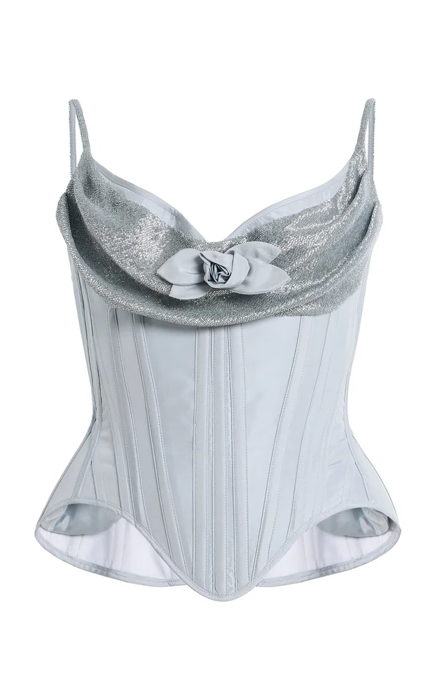 Exclusive Silk Taffeta Corset Top