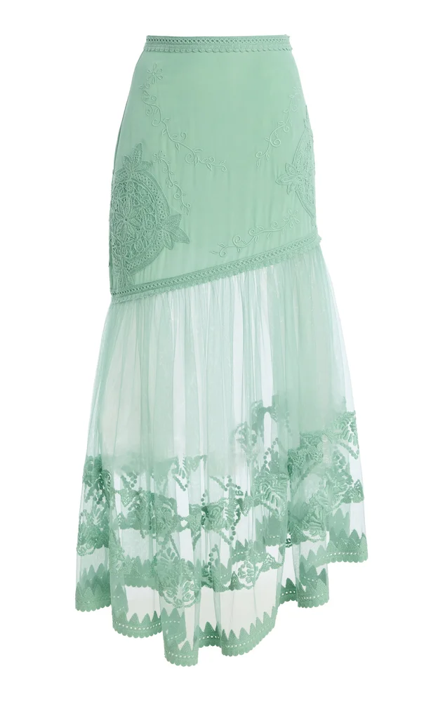 Elspeth Silk Midi Skirt