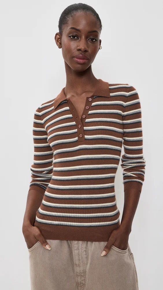 Milo Cashmere Knit Polo
