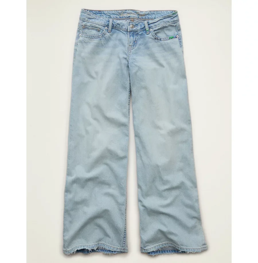 Lowest-Rise Baggy Wide-Leg Jean