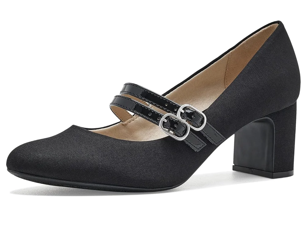 True Block Heel Mary Jane Dress Shoe