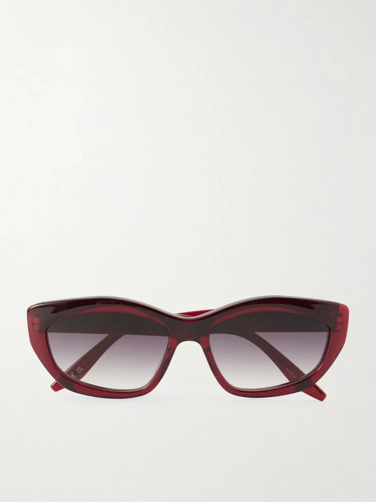 Bessie cat-eye acetate sunglasses