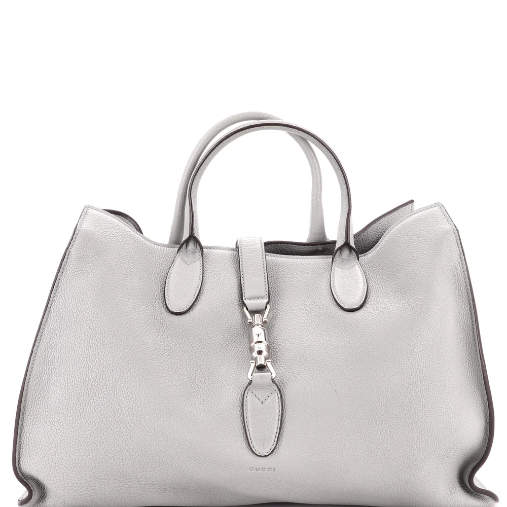 Pre-Owned Jackie Soft Tote Leather Large