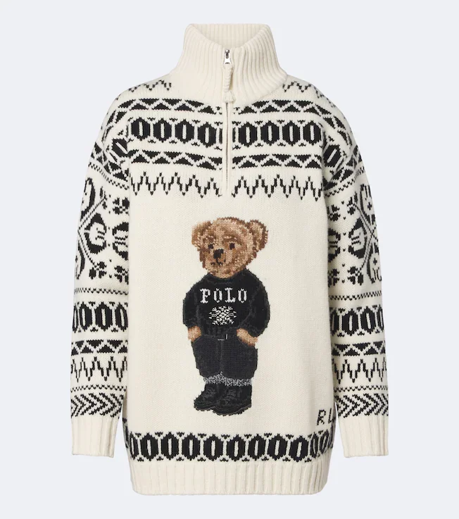 Polo Bear wool and cashmere sweater