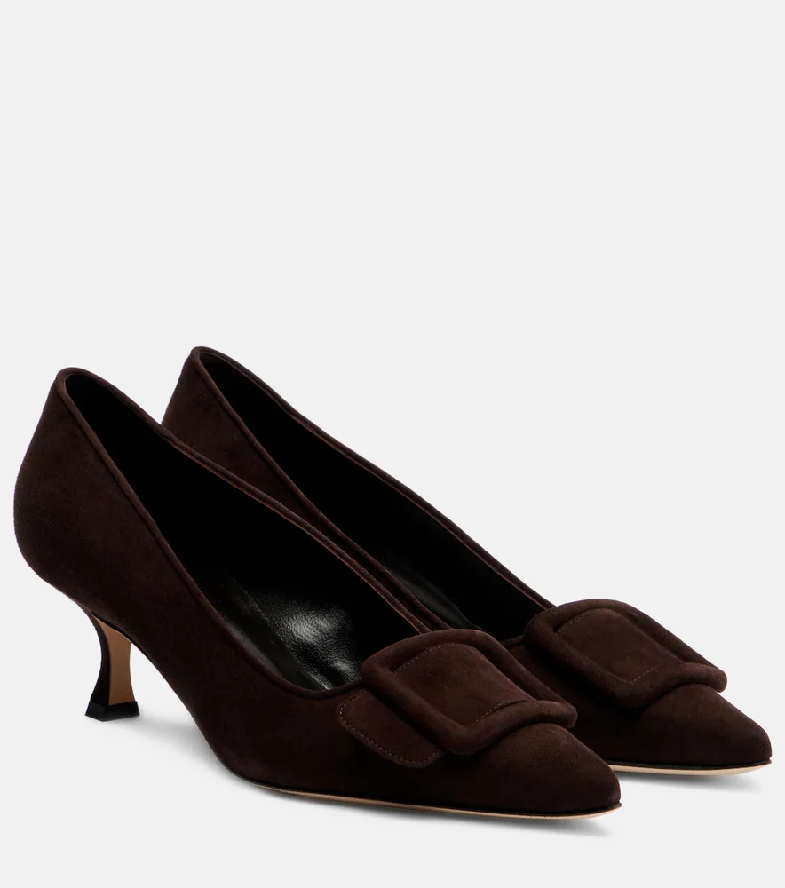 Maysale 50 suede pumps