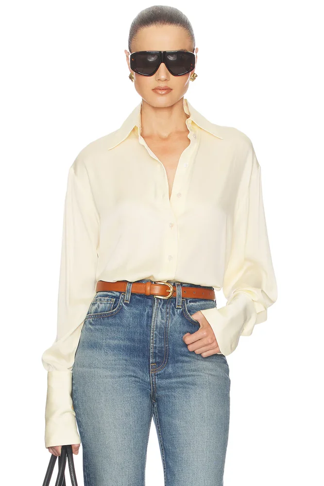 The Relaxed Silk Shirt