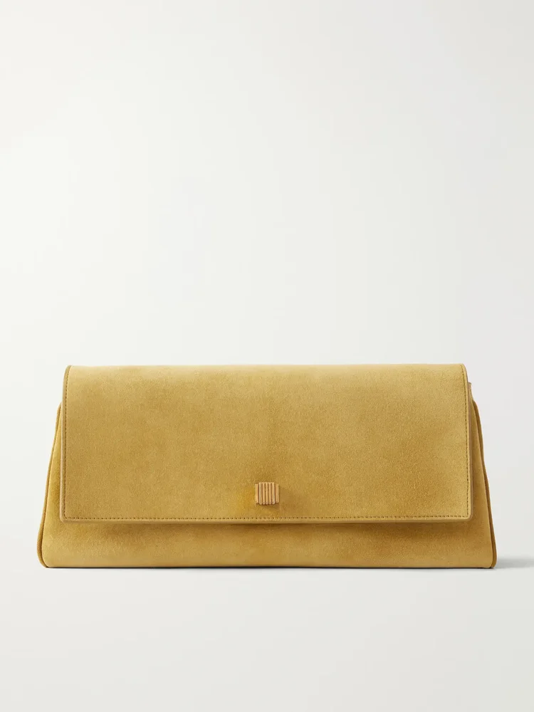 Audrey suede clutch