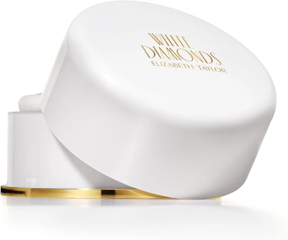 White Diamonds Body Powder with Puff