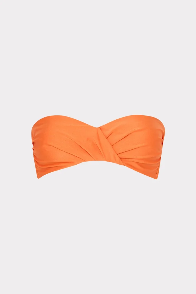 Soleil Gloss Twist Bandeau Top