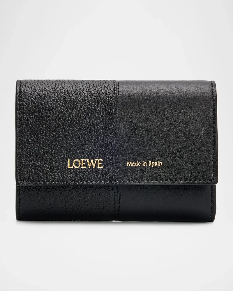 Duet Small Vertical Leather Wallet