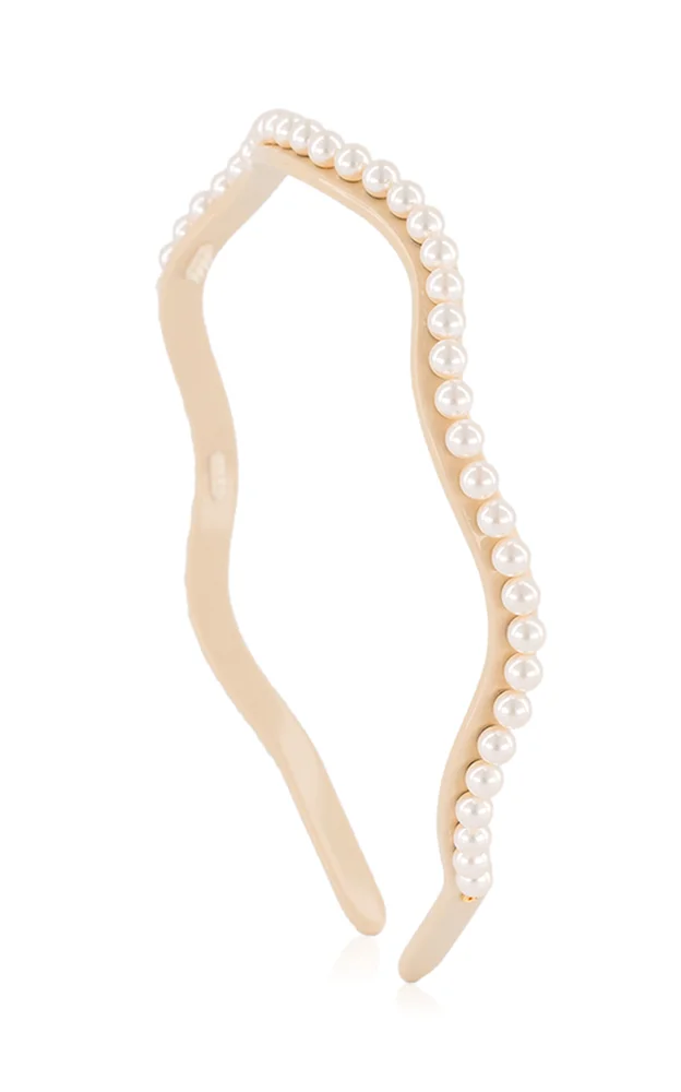 Faux Pearl Headband