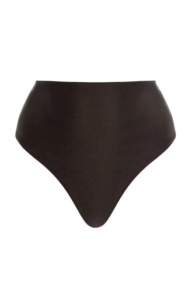 Gracie Shell-Detailed Bikini Bottom