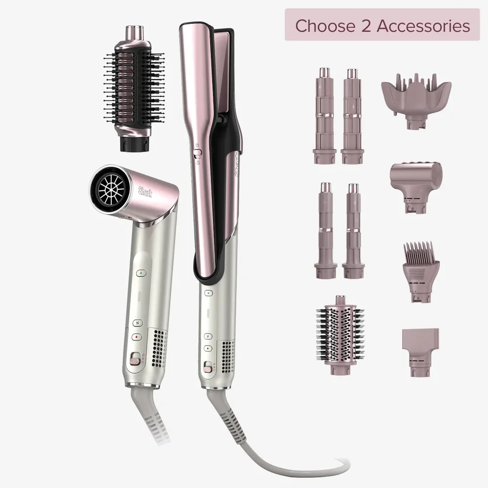 Glam Build Your Own Air Styler & Straightener in Pink