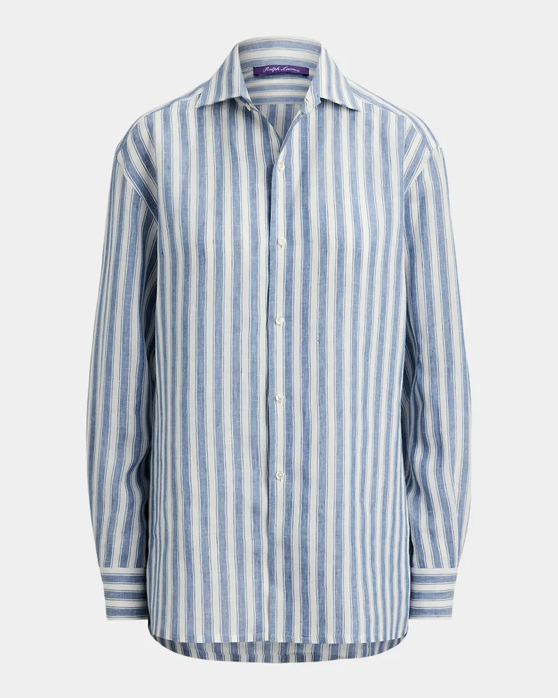 Capri Relaxed Fit Striped Linen Shirt