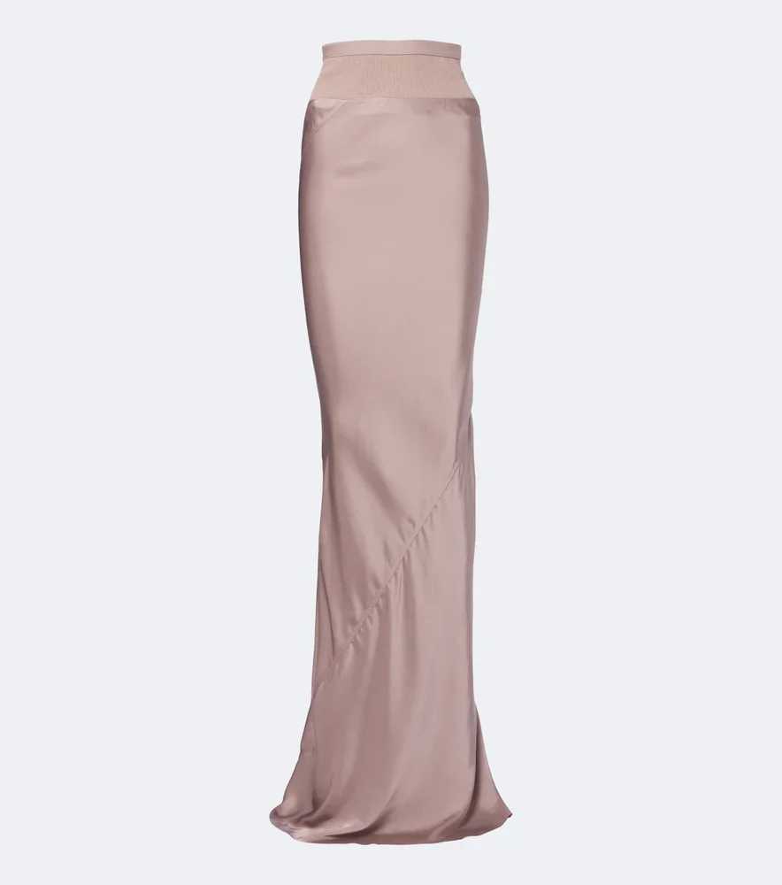 Coda satin maxi skirt