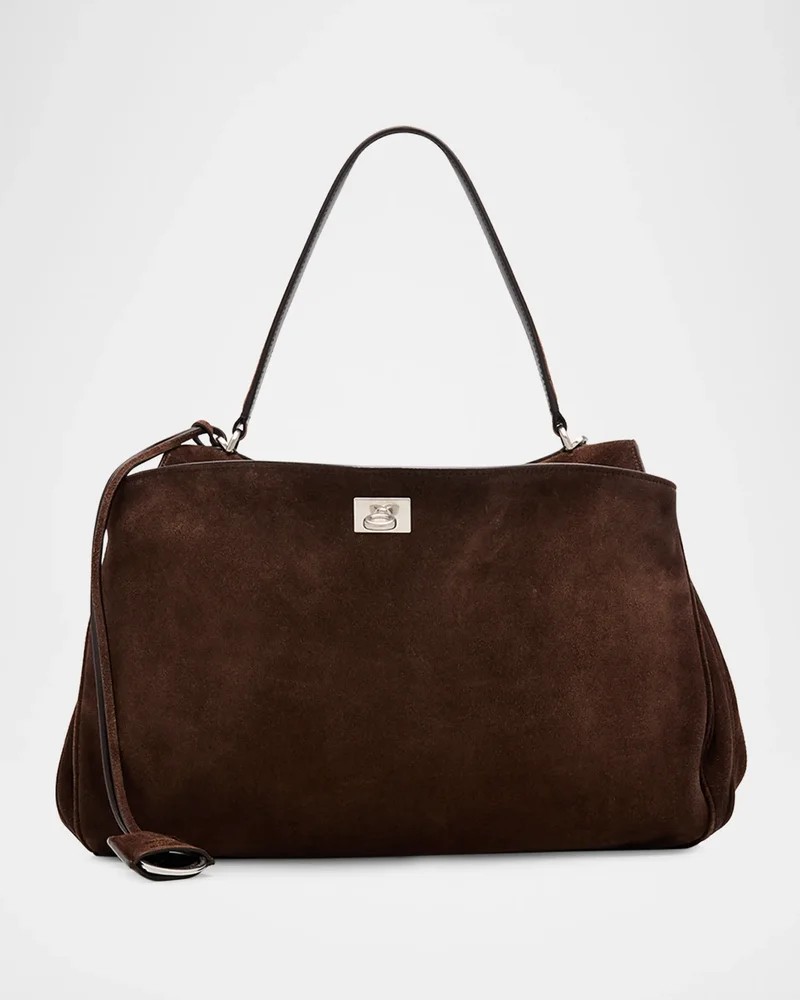 Rodeo Suede Top-Handle Bag