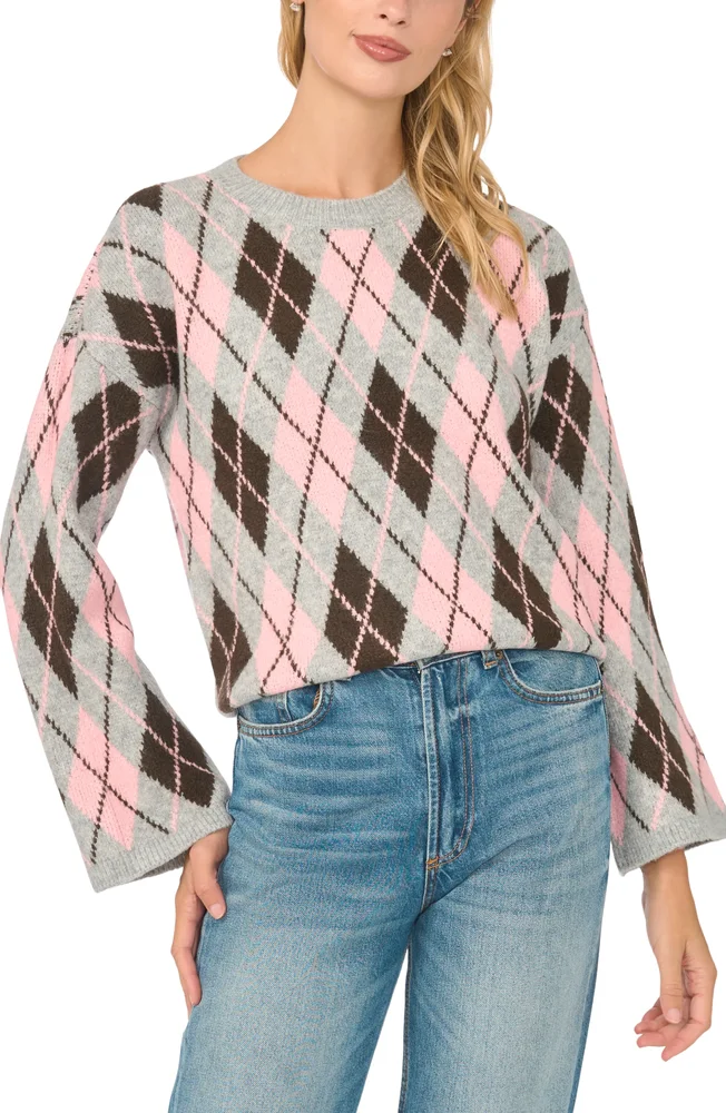 Argyle Crewneck Sweater