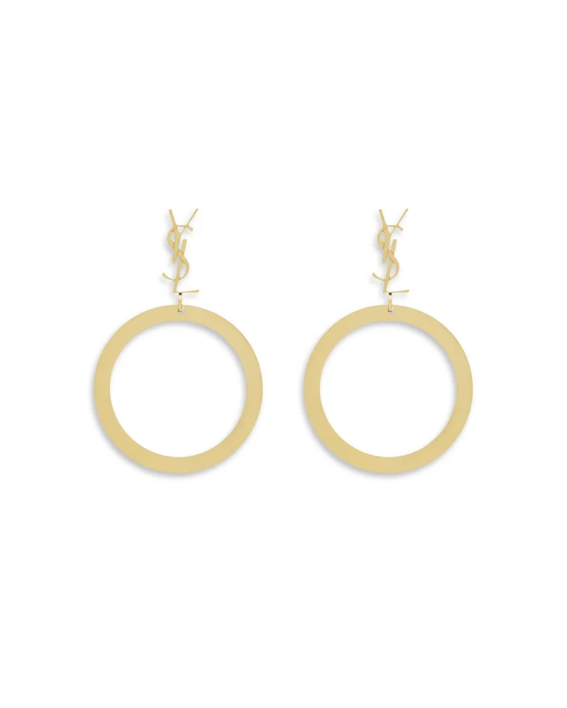 Cassandre Pendant Hoop Earrings