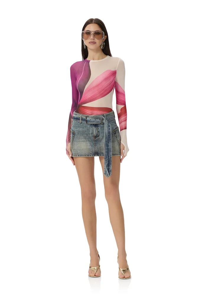 AFRM Kaylee Top - Lemon Lotus