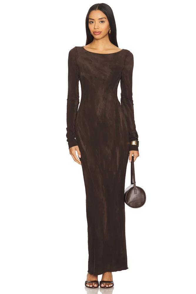 Marbella Long Sleeve Maxi Dress