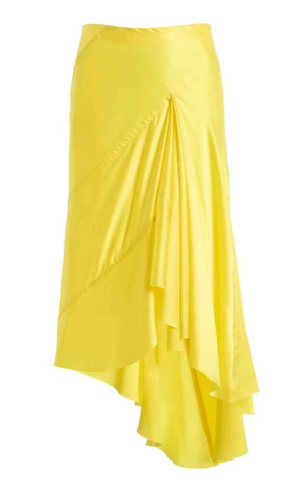 Conova Silk Midi Skirt