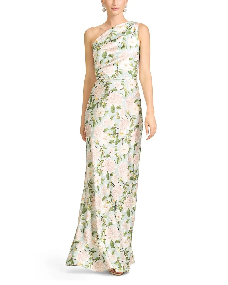 Delphine One Shoulder Gown