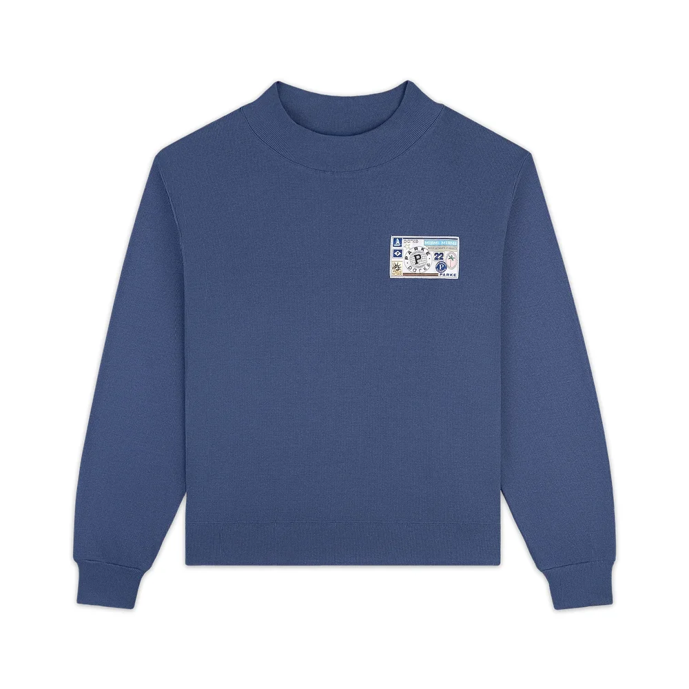 Ribbed Pullover With Nostalgia Patch