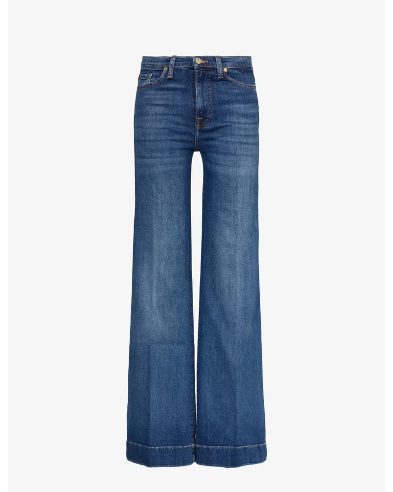 Modern Dojo flared high-rise stretch-denim jeans