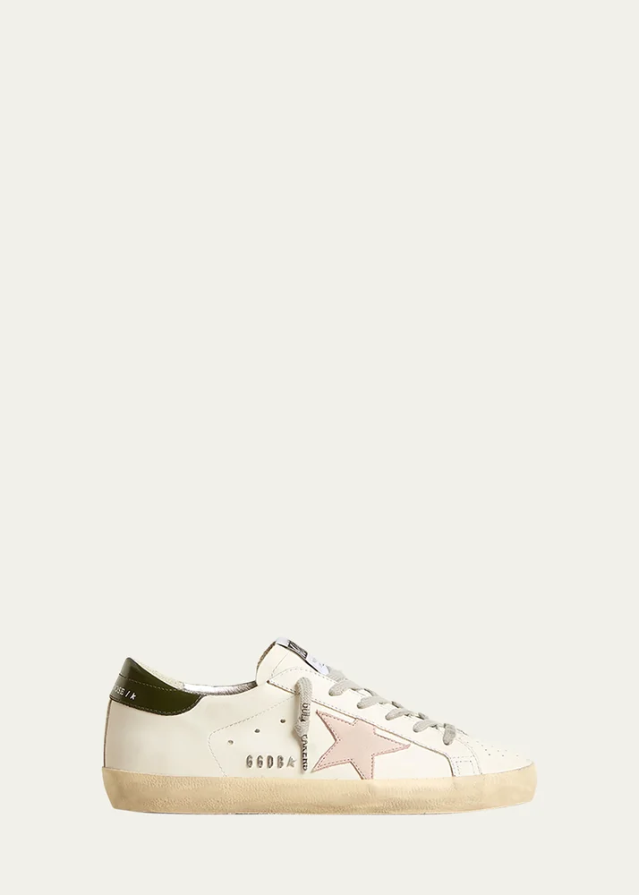 Superstar Mixed Leather Low-Top Sneakers