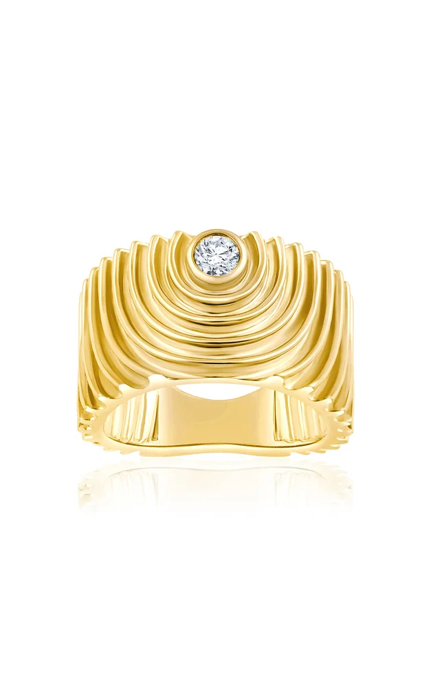 18k Yellow Gold Universum Band Ring