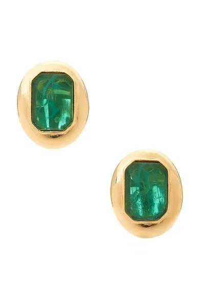 Rectangle Stud Earrings