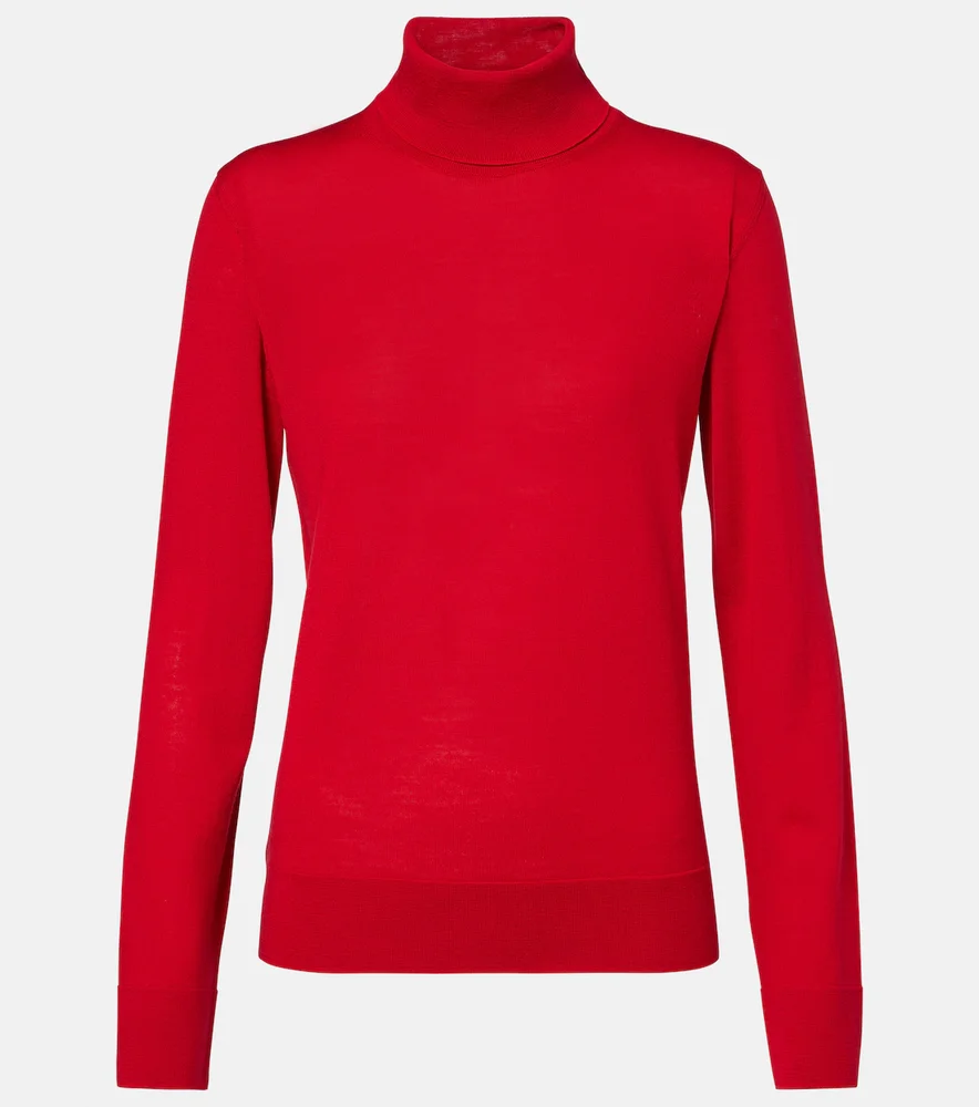 Wool and cashmere turtleneck sweater