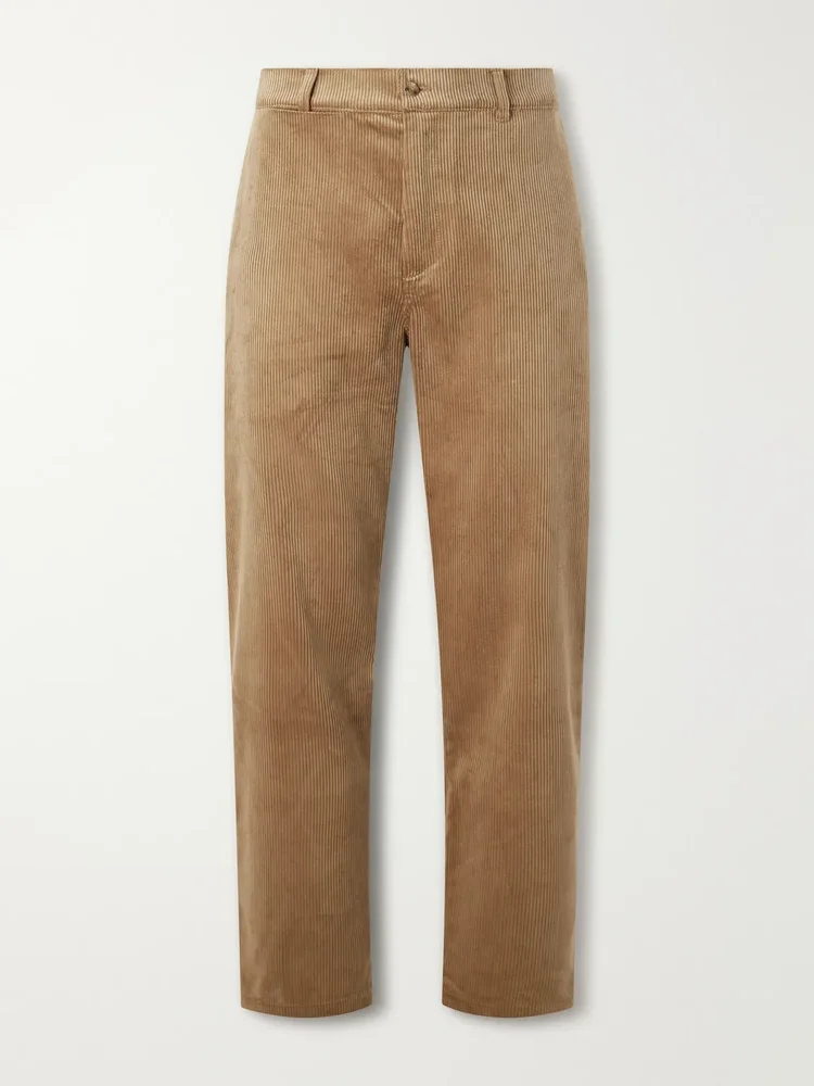 Straight-Leg Cotton-Corduroy Suit Trousers