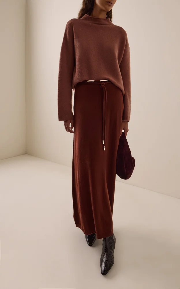 Cashmere Long Skirt