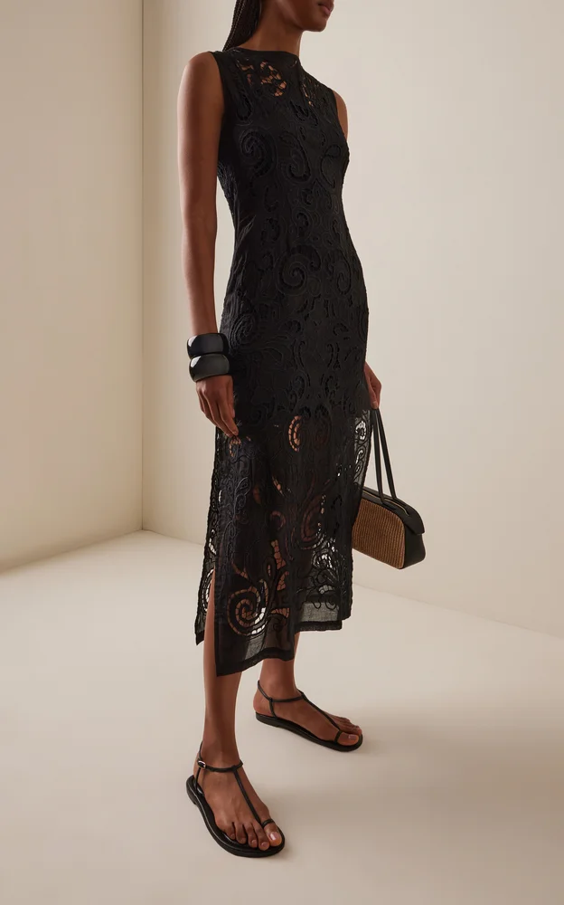 Maya Cotton-Lace Dress
