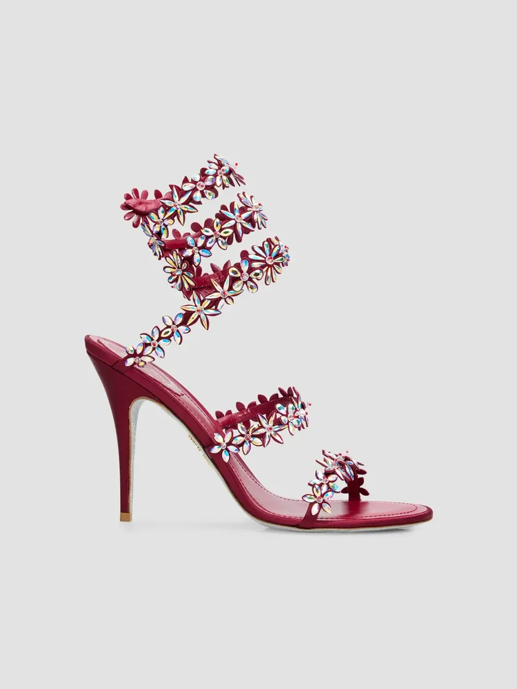 Eva 105MM Crystal-Embellished Heeled Sandals