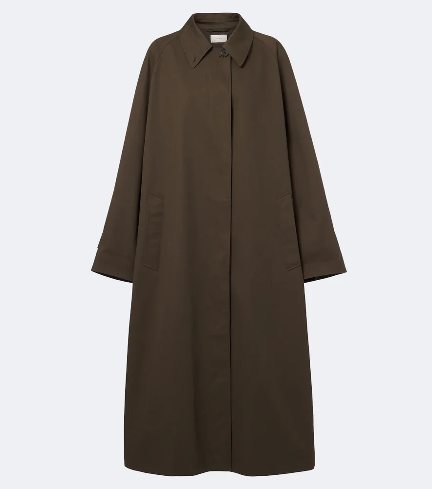 Iza cotton gabardine coat