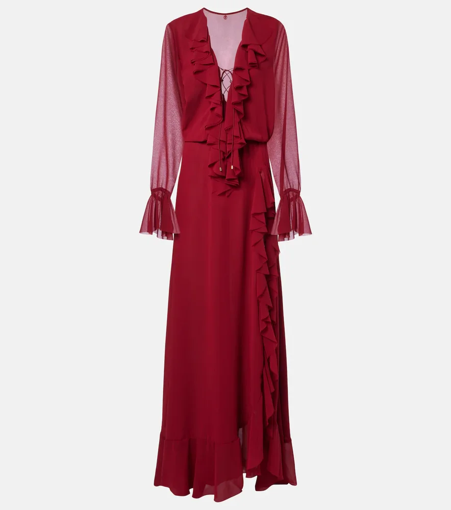 Bellen ruffled maxi dress