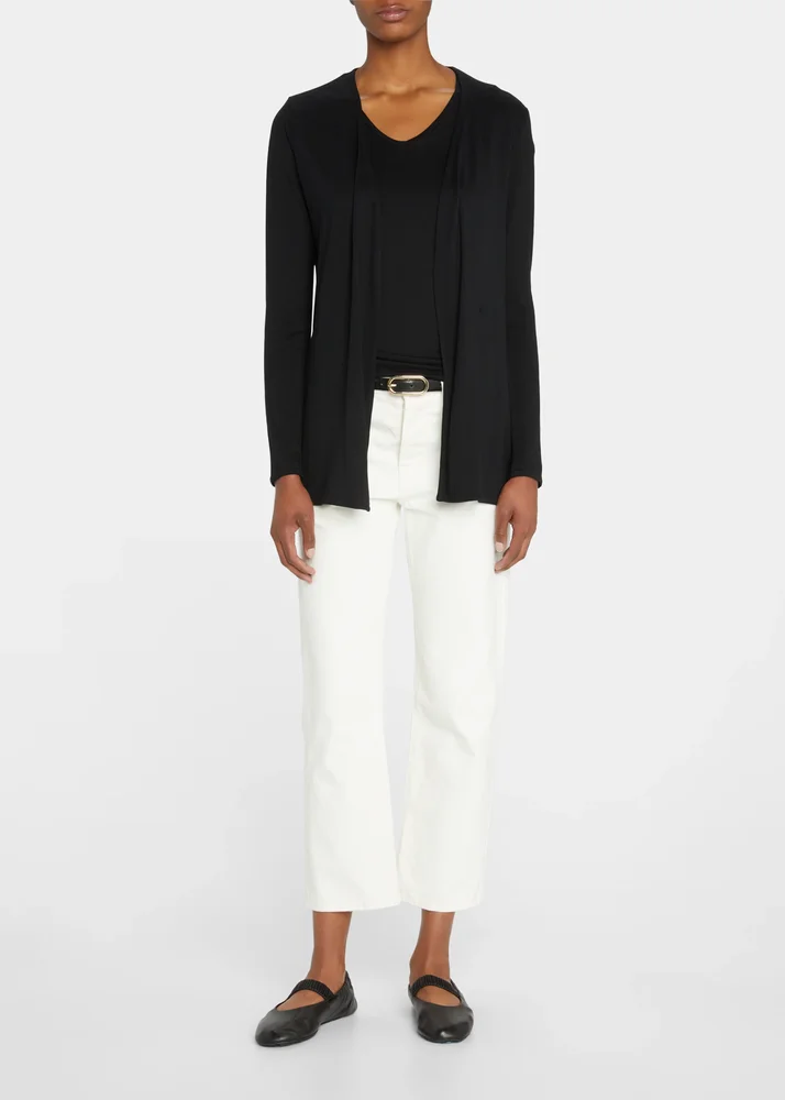 Soft Touch Open-Front Cardigan