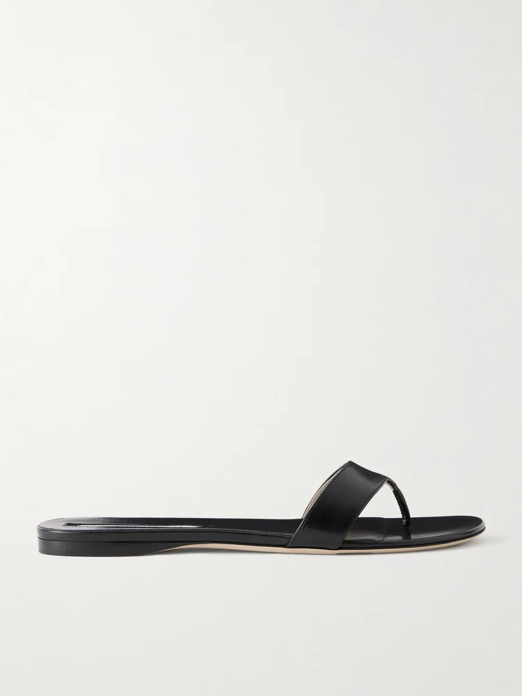 Helix leather thong sandals