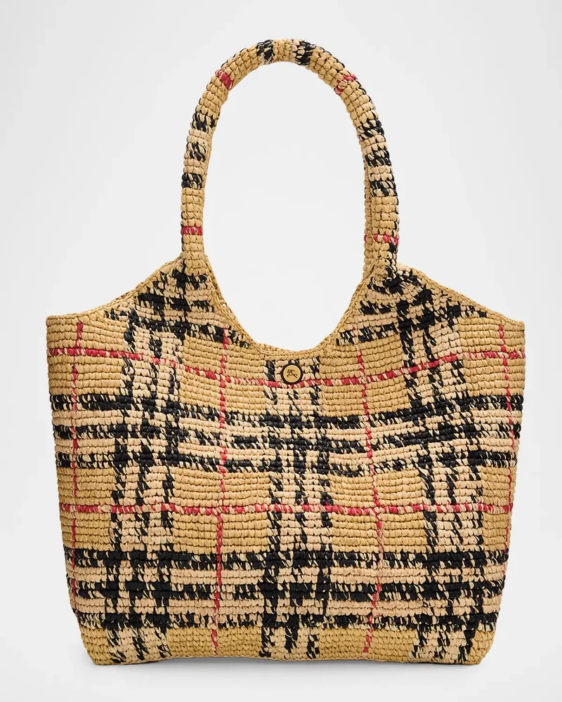 Small Margate Crochet Raffia Tote Bag