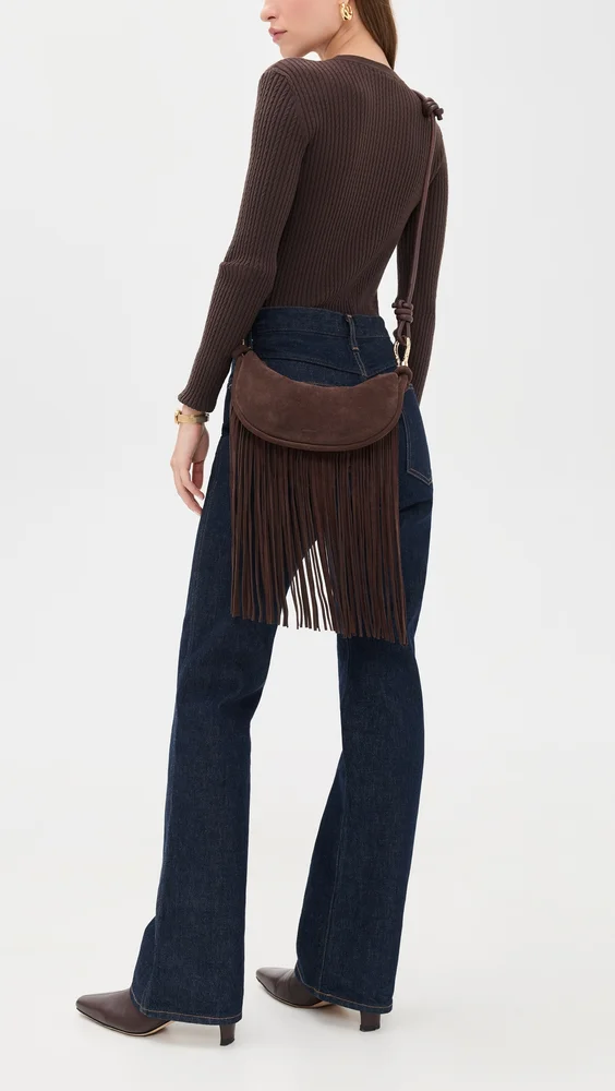 Avery Fringe Suede Crossbody